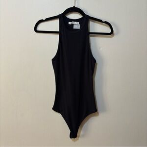 Abercrombie & Fitch Black Ribbed Bodysuit